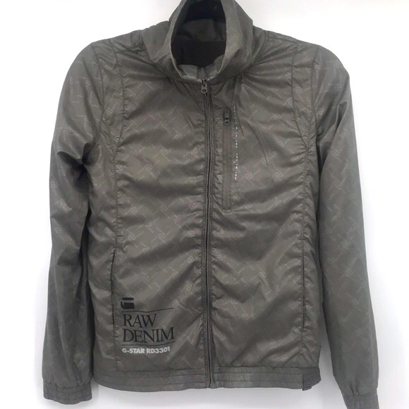 G Star Raw Spellout Logo Streetwear Lightweight Windbreaker Athleisure Jacket - Picture 2 of 16
